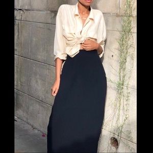 EliaVintage High-waisted Black 90's skirt/sold out